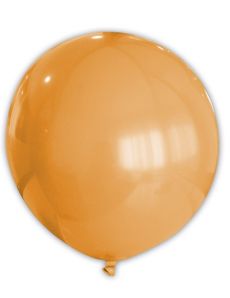 Ballon orange 80 cm accessoire