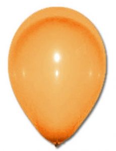 100 Ballons oranges 27 cm accessoire