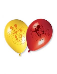 8 ballons latex Mickey Mouse accessoire