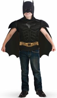Plastron avec cape integrée Batman costume