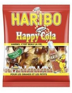 Sachet bonbons Haribo cola accessoire