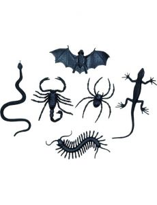 6 Décorations petites créatures Halloween accessoire
