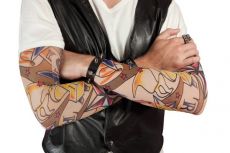 Manches faux tatouages 42 cm accessoire