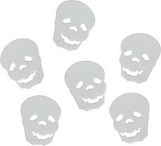 Confettis de table tête de mort Halloween 10 gr accessoire