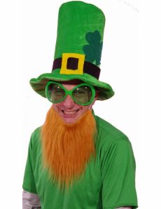 Chapeau velours vert Saint Patrick accessoire