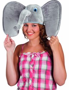 Chapeau éléphant adulte accessoire