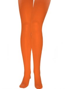 Collants orange adulte 