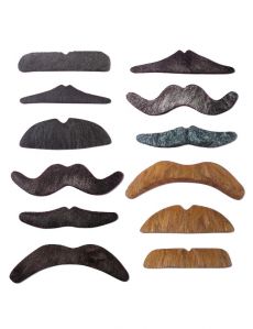 Lot 12 moustaches accessoire