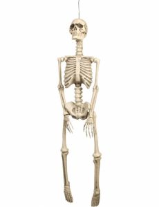 Décoration à suspendre squelette Halloween 95 cm accessoire
