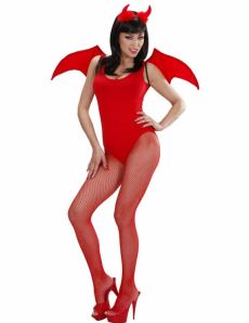 Set démon rouge Halloween accessoire