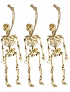 Décorations squelettes pendus Halloween accessoire