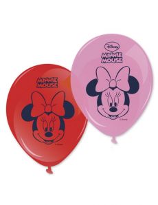 8 Ballons Imprimés Minnie  28 cm accessoire