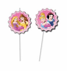6 Pailles Princesses Disney accessoire