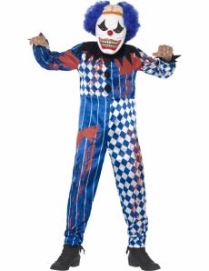 Déguisement clown arlequin enfant Halloween 