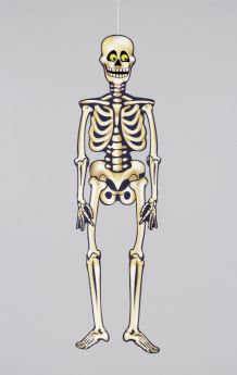 Squelette de décoration à suspendre Halloween accessoire