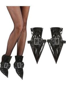 Sur chaussures sorcière femme Halloween accessoire