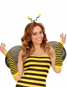 Mitaines longues abeille adulte accessoire