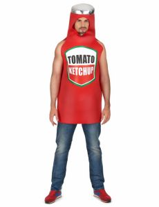 Déguisement ketchup Adulte costume