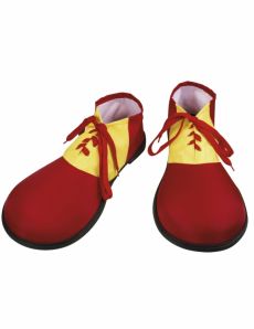 Chaussures clown rouges adulte accessoire