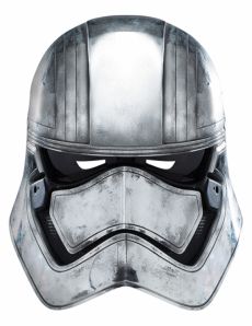 Masque carton plat Captain Phasma Star Wars VII accessoire