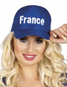 Casquette bleu supporter France adulte accessoire