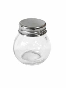 Petit bocal en verre avec couvercle en acier 5 cm accessoire