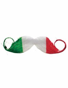 Moustache supporter Italie adulte accessoire