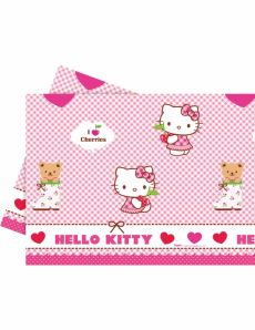 Nappe en plastique Hello Kitty 120 x 180 cm accessoire