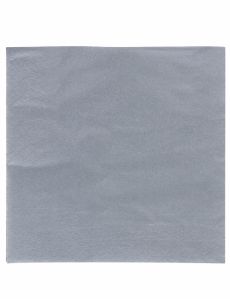50 Serviettes grises 38 x 38 cm accessoire
