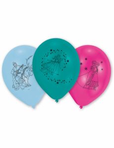 10 Ballons latex La Reine des Neiges accessoire