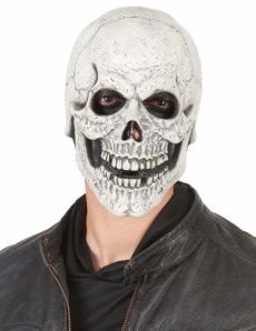 Masque latex squelette moqueur adulte accessoire