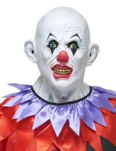 Masque latex clown terrible adulte accessoire