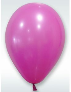 50 Ballons fuschias 30 cm accessoire