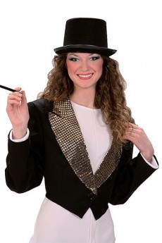 Spencer Col Paillettes costume