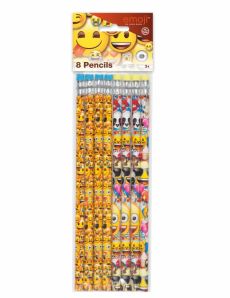 8 Crayons à papier Emoji accessoire