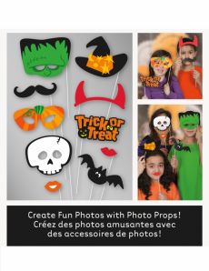 Kit photobooth Halloween 10 accessoires accessoire