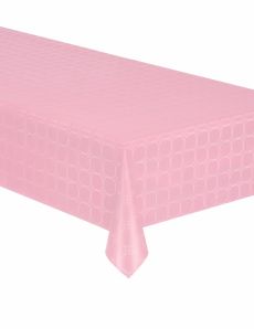 Nappe en rouleau papier damassé rose pastel 6 mètres accessoire