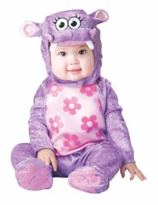 Déguisement hippopotame violet pour bébé - Classique 
