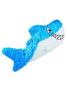 Piñata requin bleu 27 x 60 cm accessoire