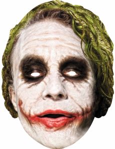 Masque carton Joker Dark Knight accessoire