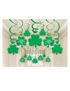 30 Décorations spirales St Patrick accessoire