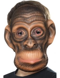 Masque tête de chimpanzé enfant accessoire