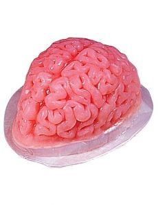 Moule à gelée cerveau transparent Halloween accessoire
