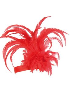 Coiffe Charleston 20's rouge accessoire