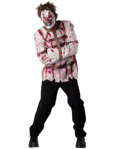 Déguisement clown psychopathe adulte Halloween 