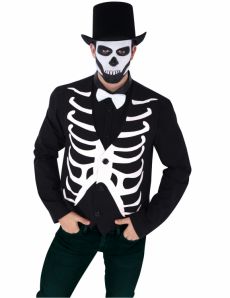 Gilet squelette homme costume