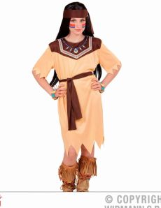 Déguisement princesse de tribu fille costume