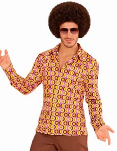 Chemise groovy disco années 70 homme 