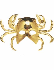 Masque doré crabe adulte accessoire