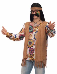 Déguisement hippie marron homme costume